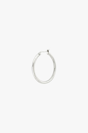 Wild classic earring silver medium (30mm)