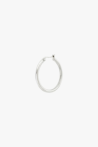 Wild classic earring silver medium (30mm)