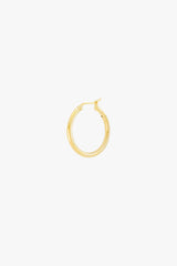 Wild classic earring gold plated small (20mm)