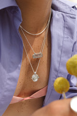 Nightfall necklace silver