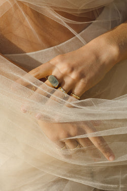 True treasure pinky ring gold plated