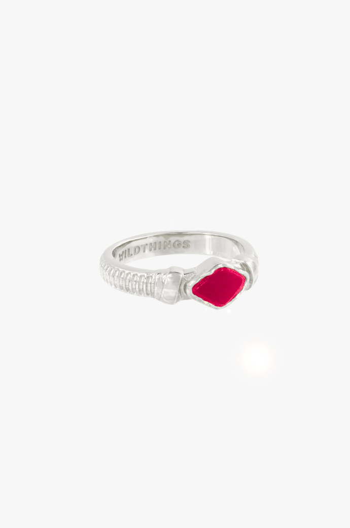 Holiday affairs pinky ring silver
