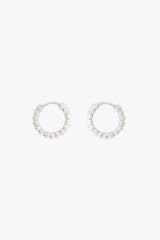 Small dots hoop silver (13mm)