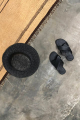 Black slippers crossover