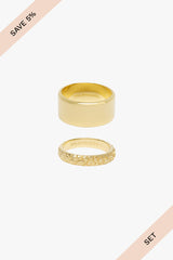In retreat set gold plated