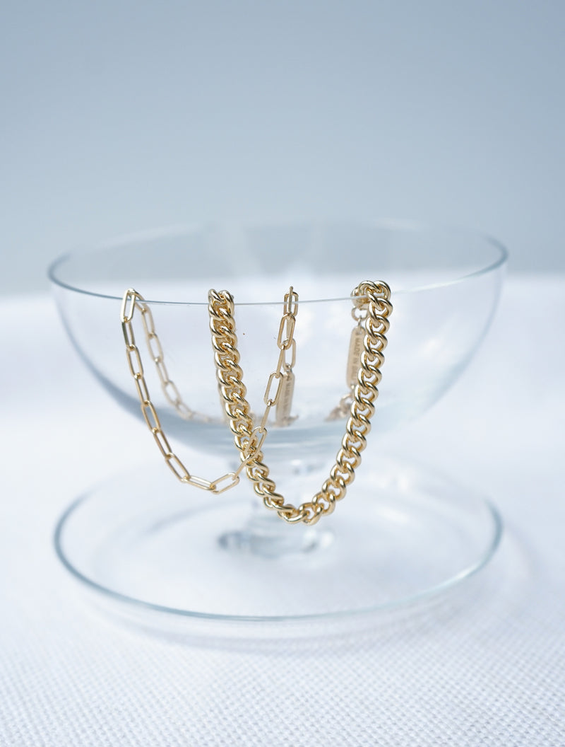 Chain bracelet gold plated
