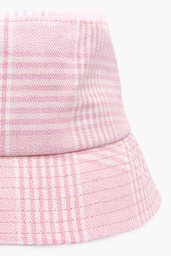Check mate pink bucket hat