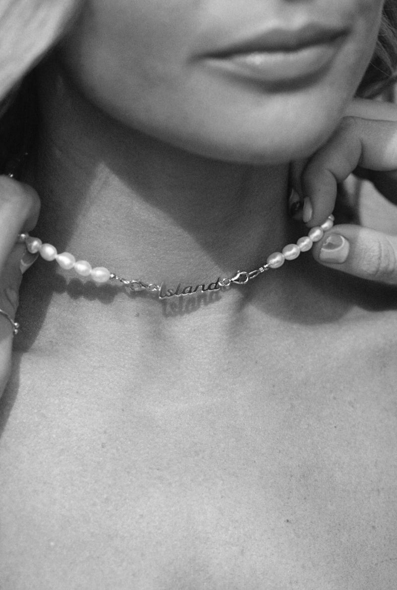 Island pendant silver