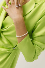 Pearl bracelet gold plated