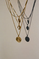 Go bananas necklace gold plated