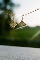 Bali coin earring gold plated