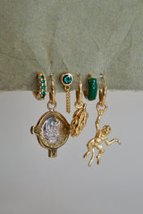 Bali coin earring gold plated