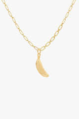 Banana necklace gold plated