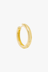Classic huggie gold plated medium (20mm)