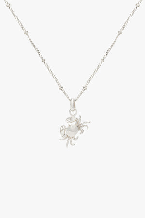 40 Carat Garnet and Blue Enamel Crab Necklace in 18kt Gold Over Sterling |  Ross-Simons