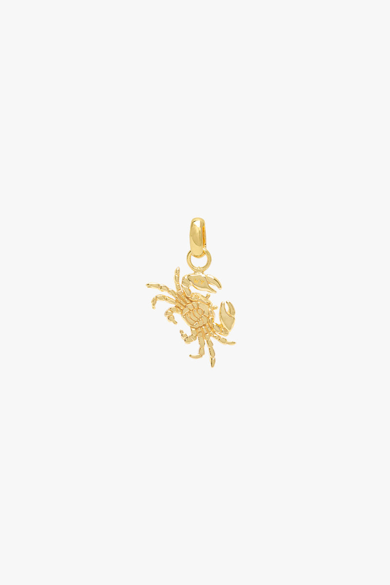 14kt Yellow Gold Crab Pendant Necklace | Ross-Simons