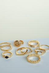 Destination ring gold plated