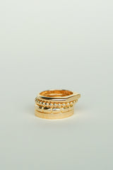 Vacance ring gold plated