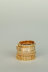 Off road ring gold plated