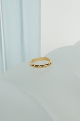 Vacance ring gold plated