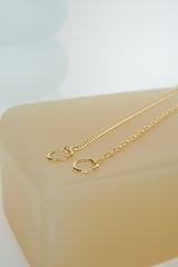 Curb clasp chain gold plated