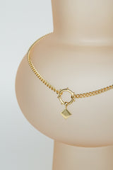 Curb clasp chain gold plated