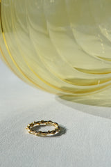 Wire ring gold plated