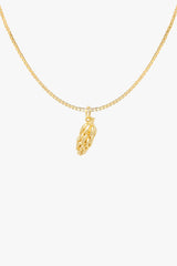 Go bananas necklace gold plated