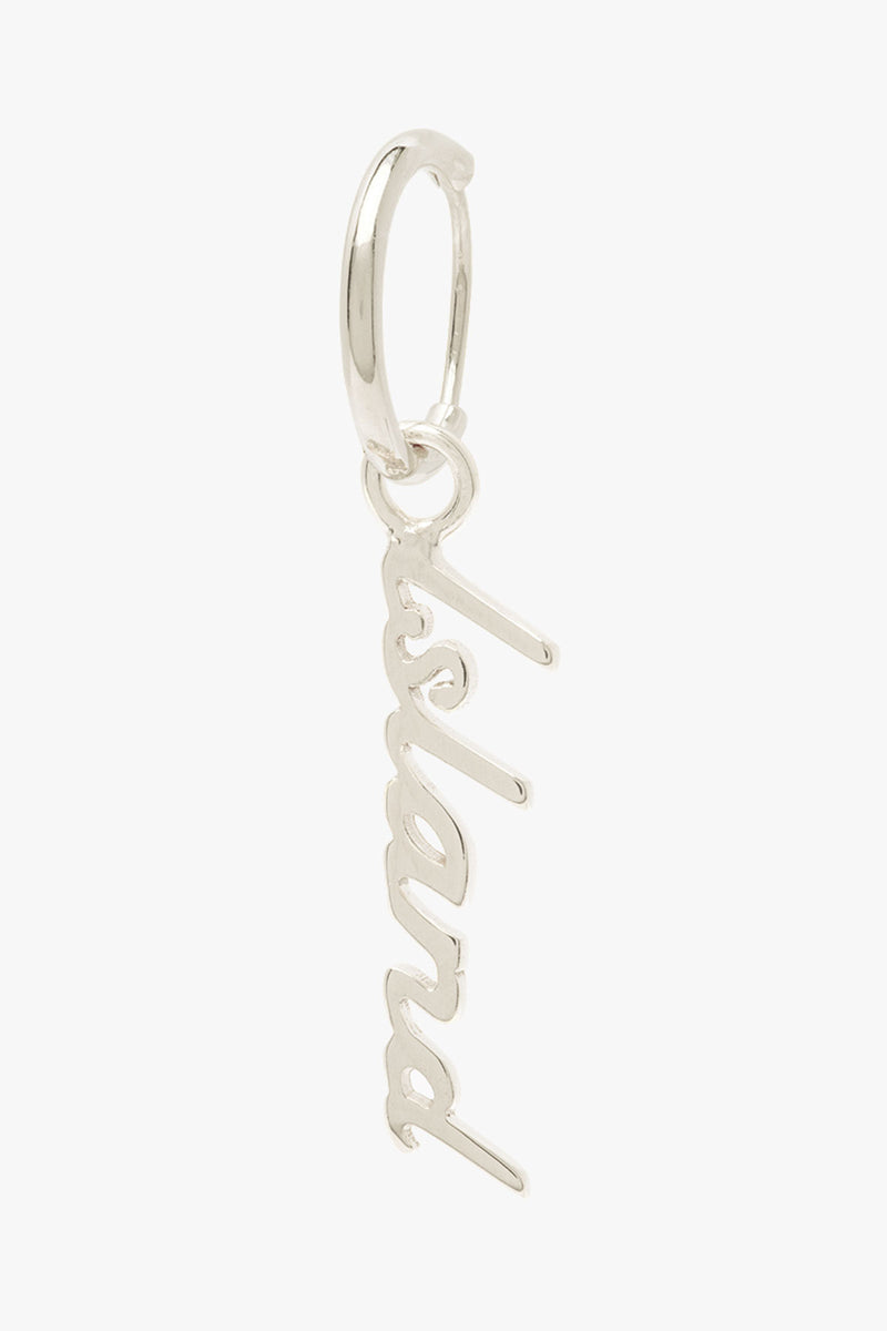 Island earring silver