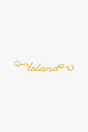 Island pendant gold plated
