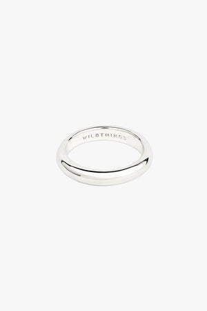 Pebble ring silver