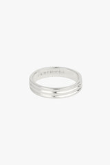Triple pinky band silver
