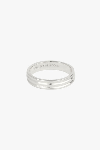 Triple pinky band silver