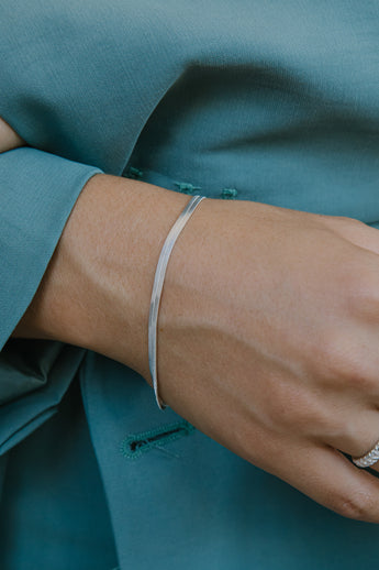 Snake chain bracelet silver