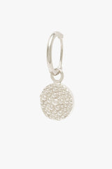 Starfish pattern coin earring silver