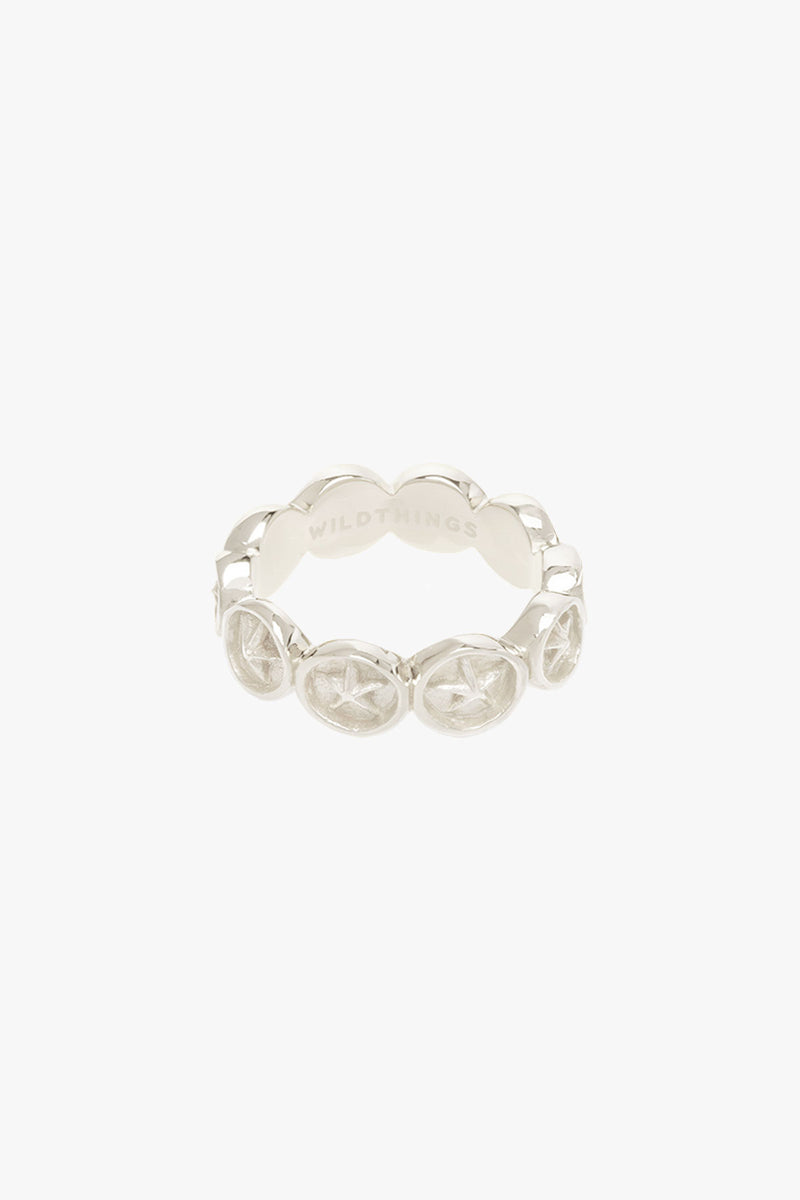 Starfish ring silver