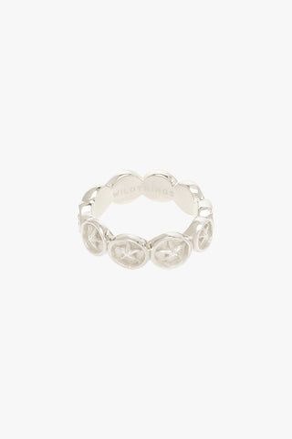 Starfish ring silver