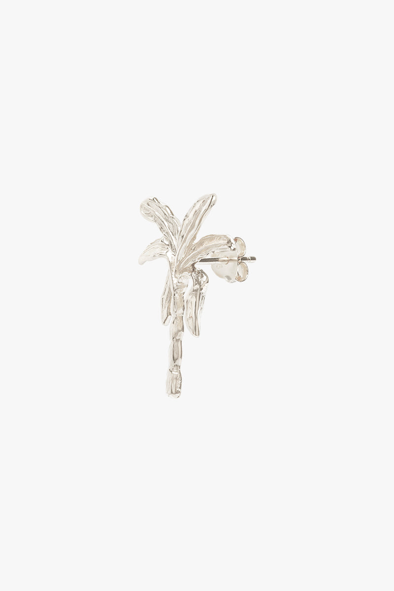 Under the palms stud earring silver