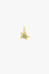 Under the sea turtle necklace gold plated