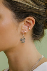 Wildflower earring silver