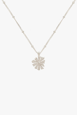 Wildflower necklace silver