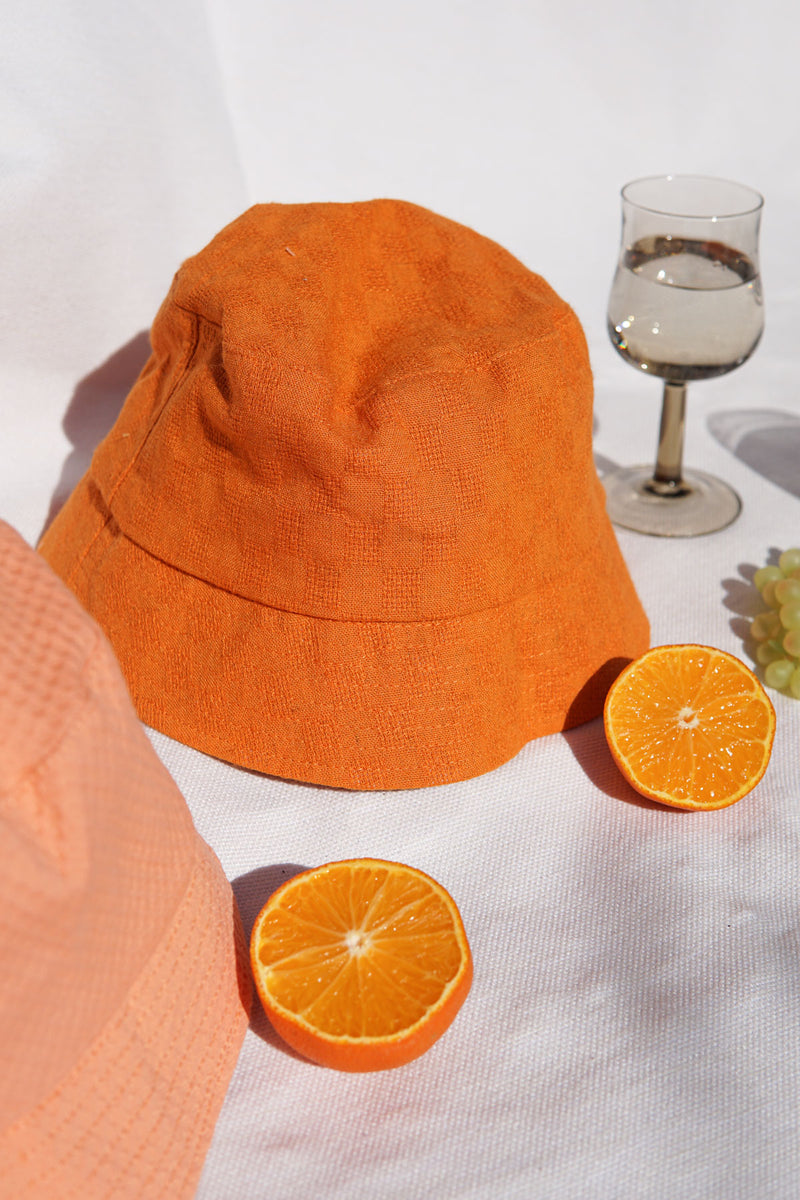 Tangerine bucket hat