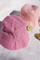 Fuchsia bucket hat
