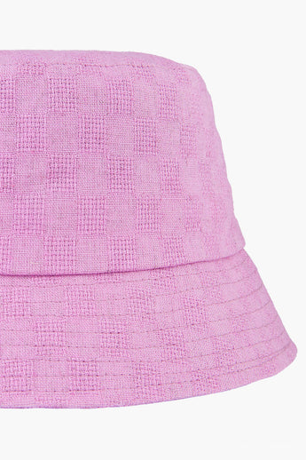 Fuchsia bucket hat
