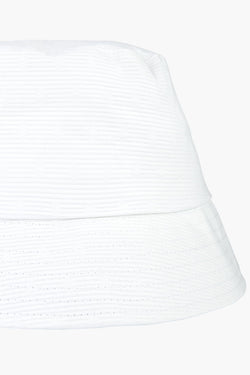 White dots bucket hat