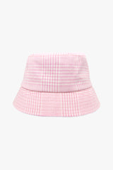 Check mate pink bucket hat