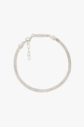 Snake chain bracelet silver
