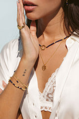 Iconic love pendant gold plated