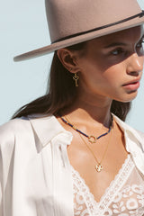 Iconic love pendant gold plated