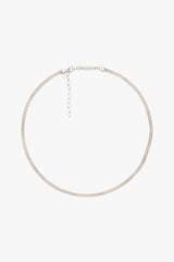Snake chain necklace silver (36cm)
